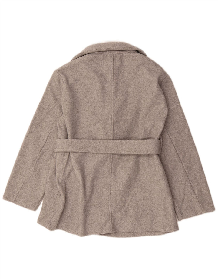 Zara Dame Blazer Jacket UK 14 Medium Grey Polyester