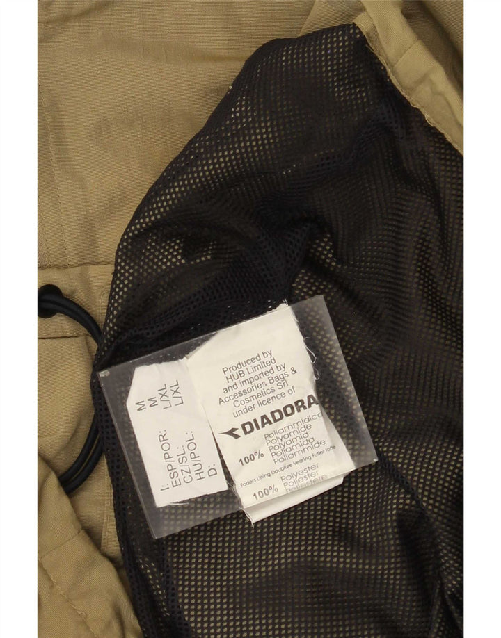 Diadora Regnjakke til mænd UK 38 Medium Khaki Polyamid