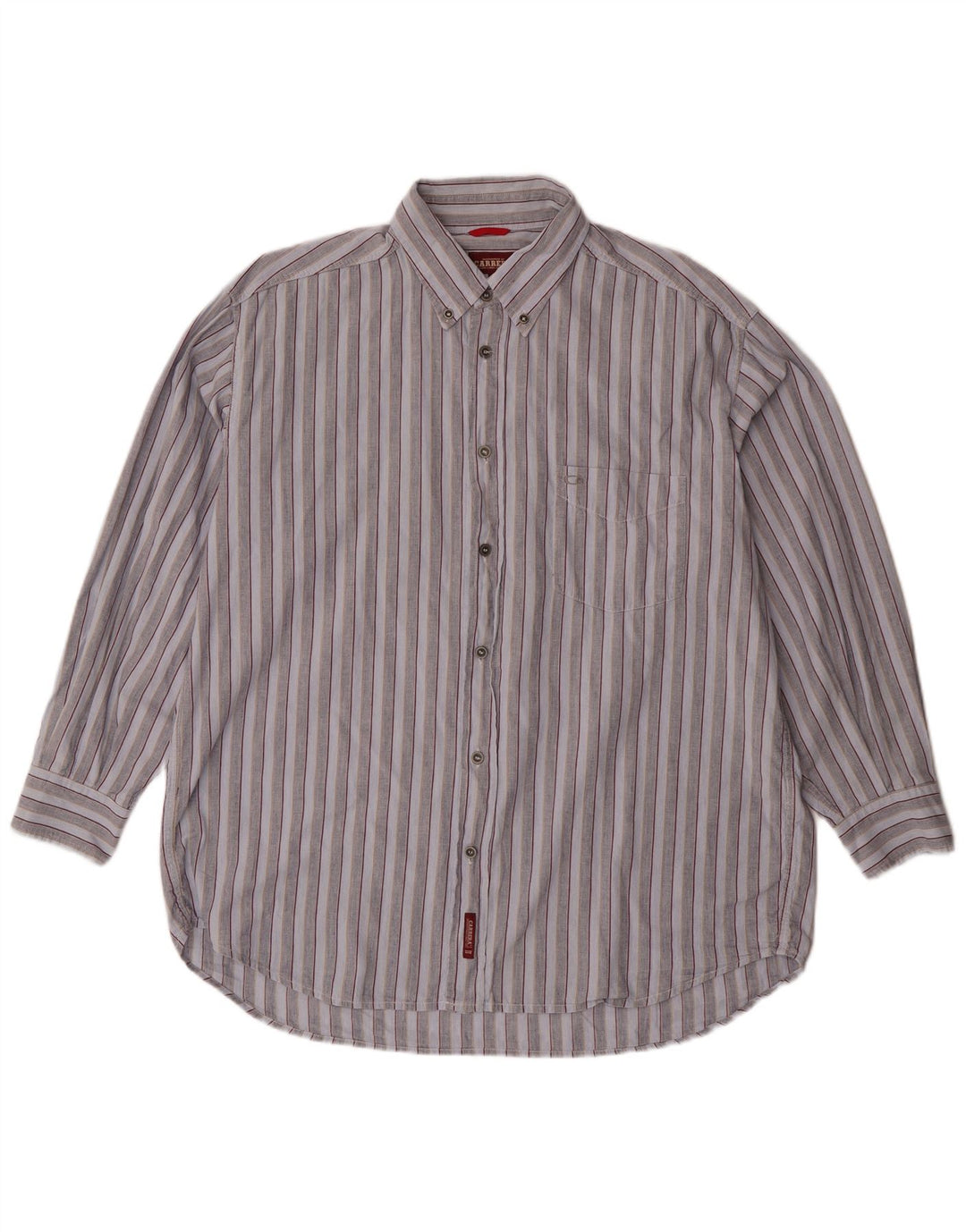 Carrera herreskjorte XL blå stribet bomuld