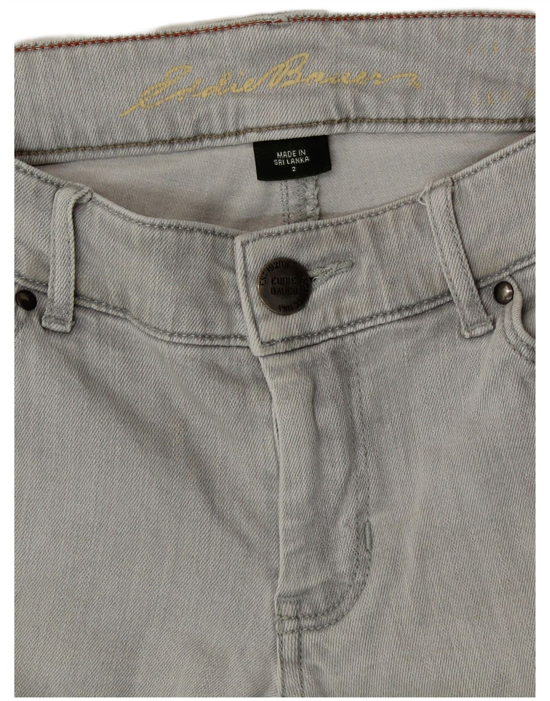 Eddie Bauer Dame Skinny Jeans US 2 XS W28 L31 Grå