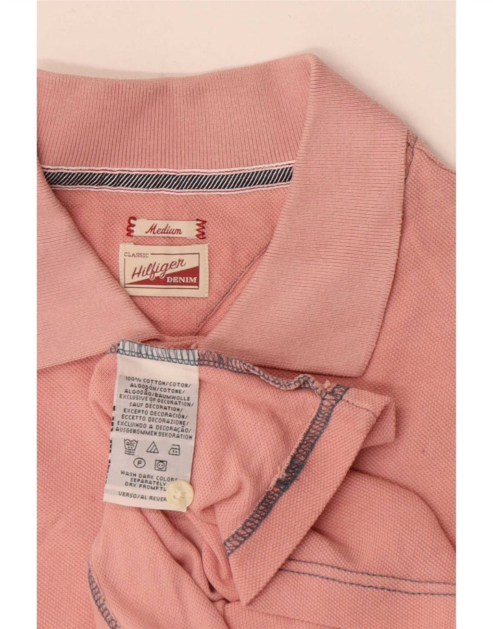 Tommy Hilfiger Herre poloshirt Medium Pink Bomuld