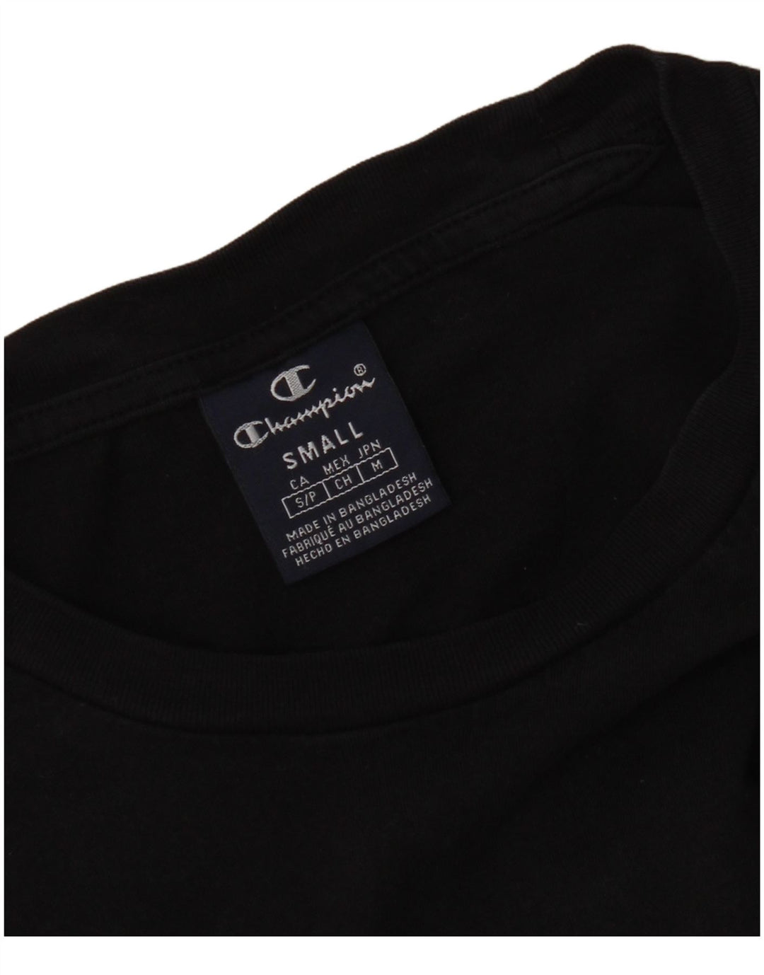 Champion Dame T-Shirt Top UK 10 Lille Sort
