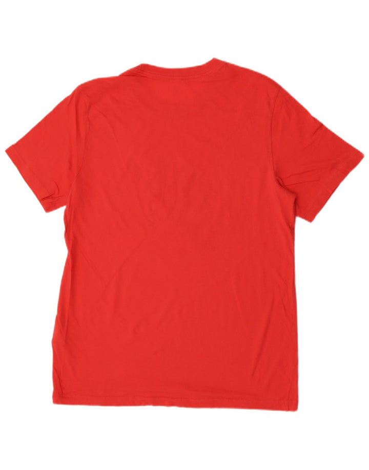 Nike grafisk t-shirt til mænd, medium orange bomuld