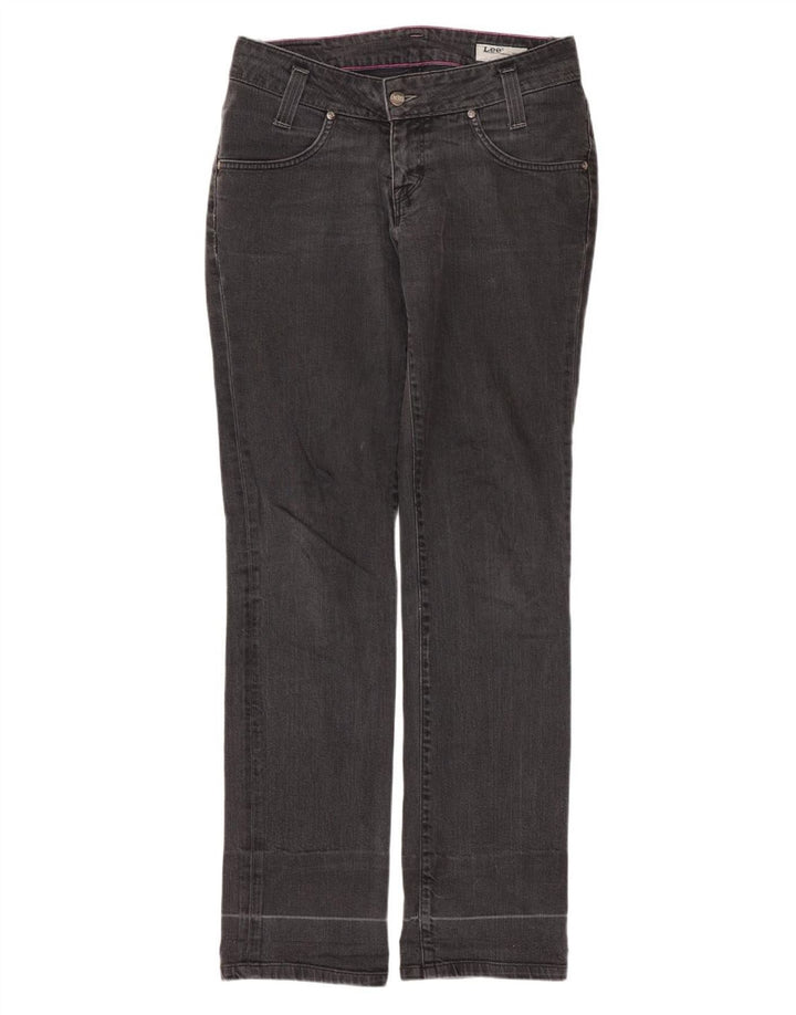 Lee Dame Leola Straight Jeans W30 L33 Sort Bomuld
