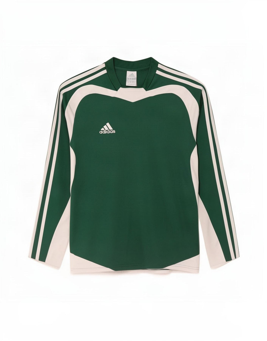Adidas Herre Climalite Top Langærmet Lille Grøn Colourblock Polyester
