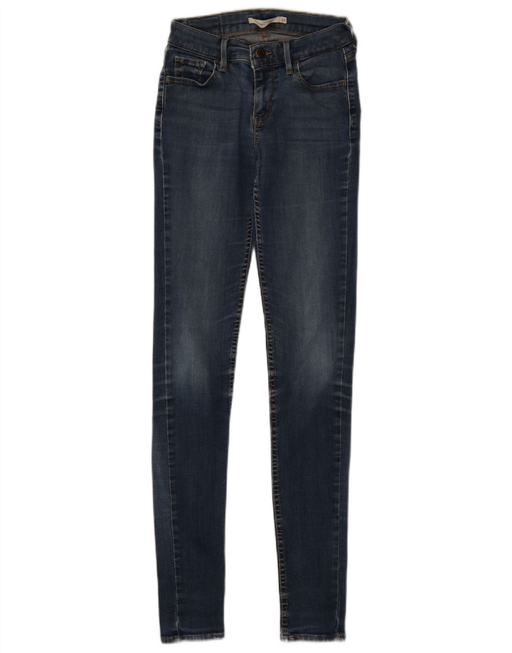 Levi's Super Skinny Jeans til kvinder W25 L32 blå bomuld
