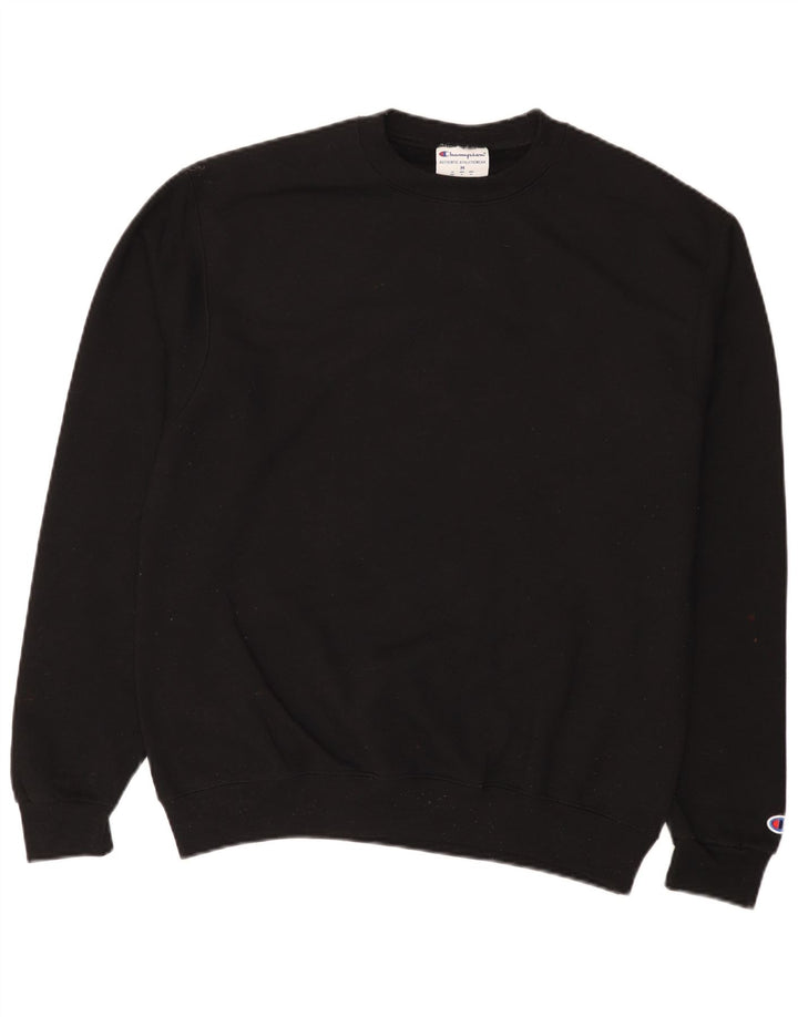 Champion Herre Sweatshirt Jumper Medium Sort Bomuld