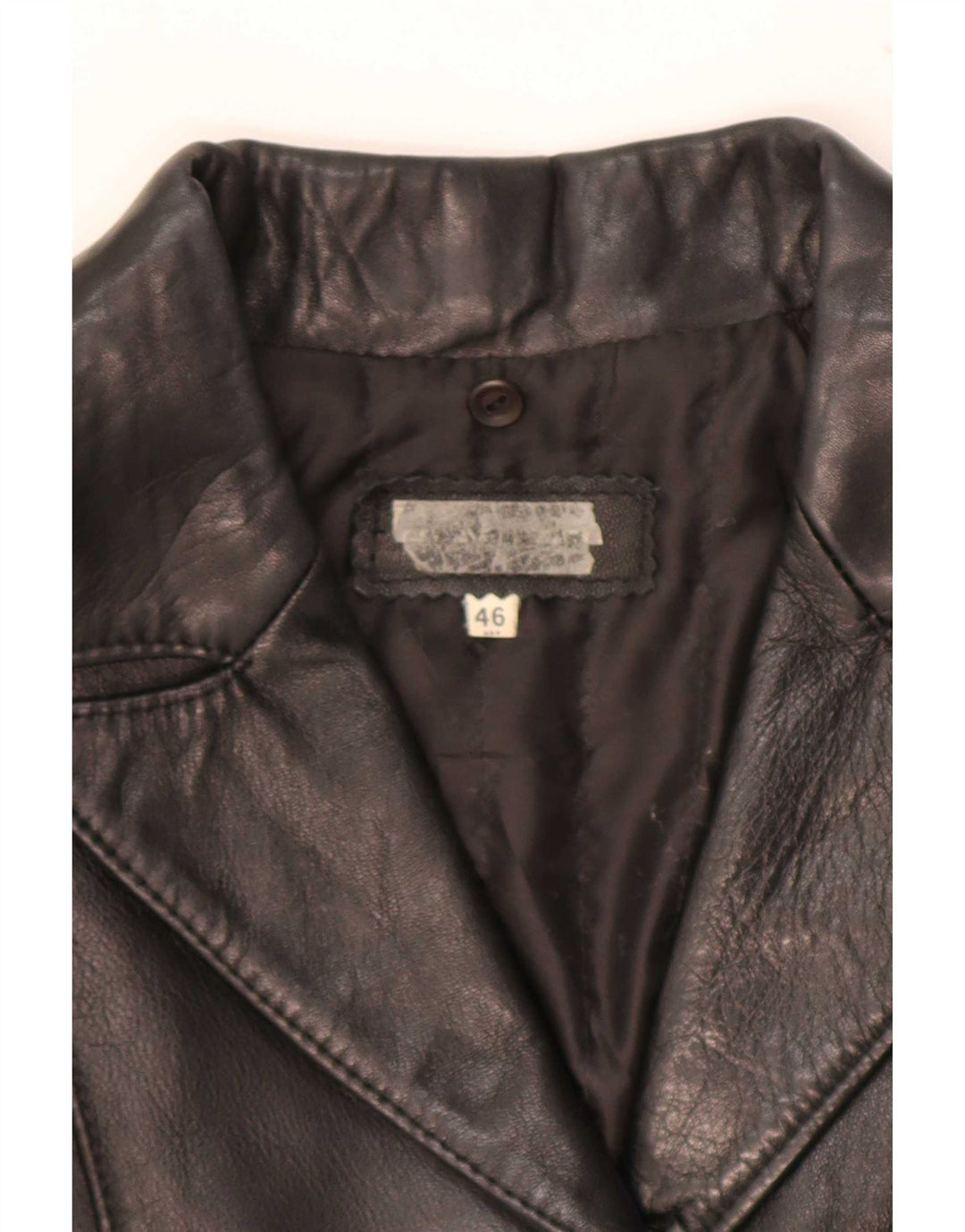 Vintage dame læderjakke IT 46 Large Black