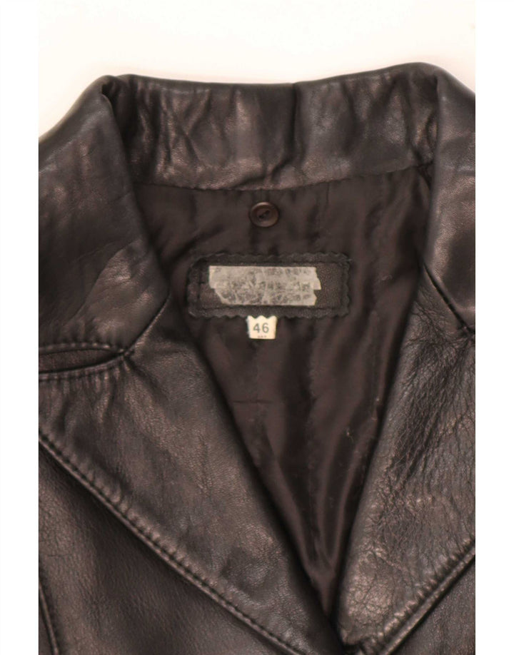 Vintage dame læderjakke IT 46 Large Black