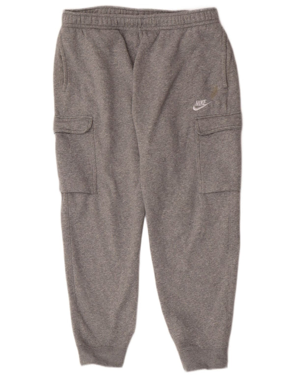 Nike Mens Cargo Tracksuit Trousers Joggers Large  Grey Cotton