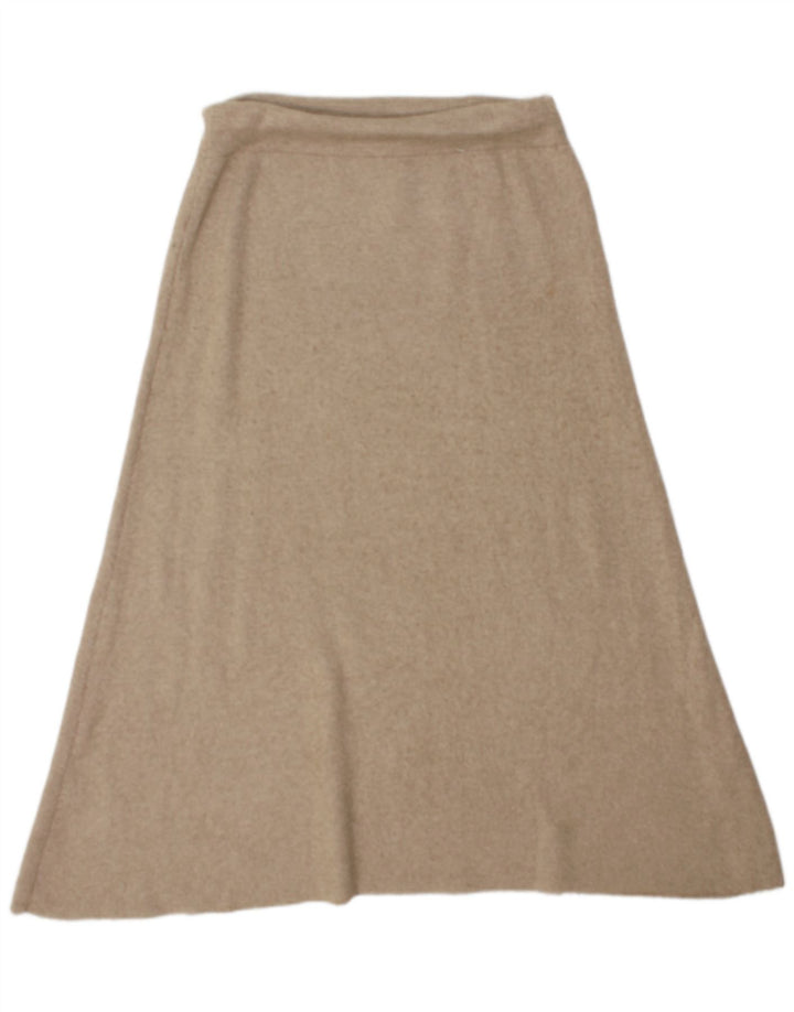 Zara A-Line nederdel Medium W28 Beige Viscose
