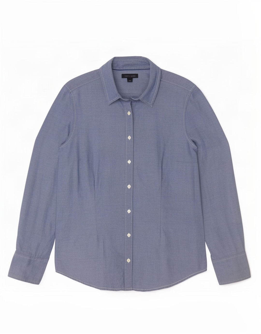 Tommy Hilfiger Dameskjorte UK 12 Medium Blue Cotton