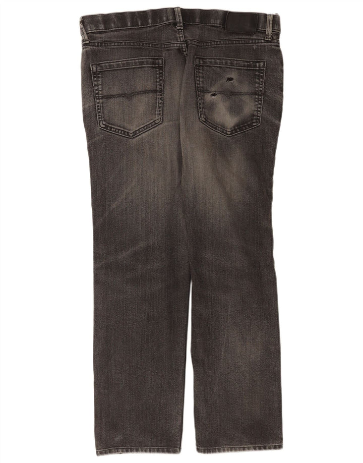 Marks & Spencer Herre Regular Fit Straight Jeans W34 L29 Grå Bomuld
