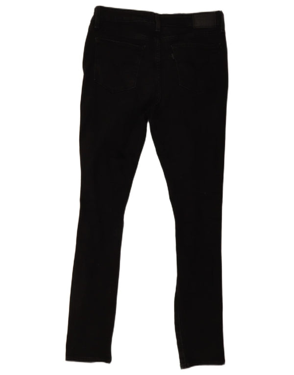 Levi's Mens 711 Distressed Skinny Jeans W30 L30 Sort bomuld