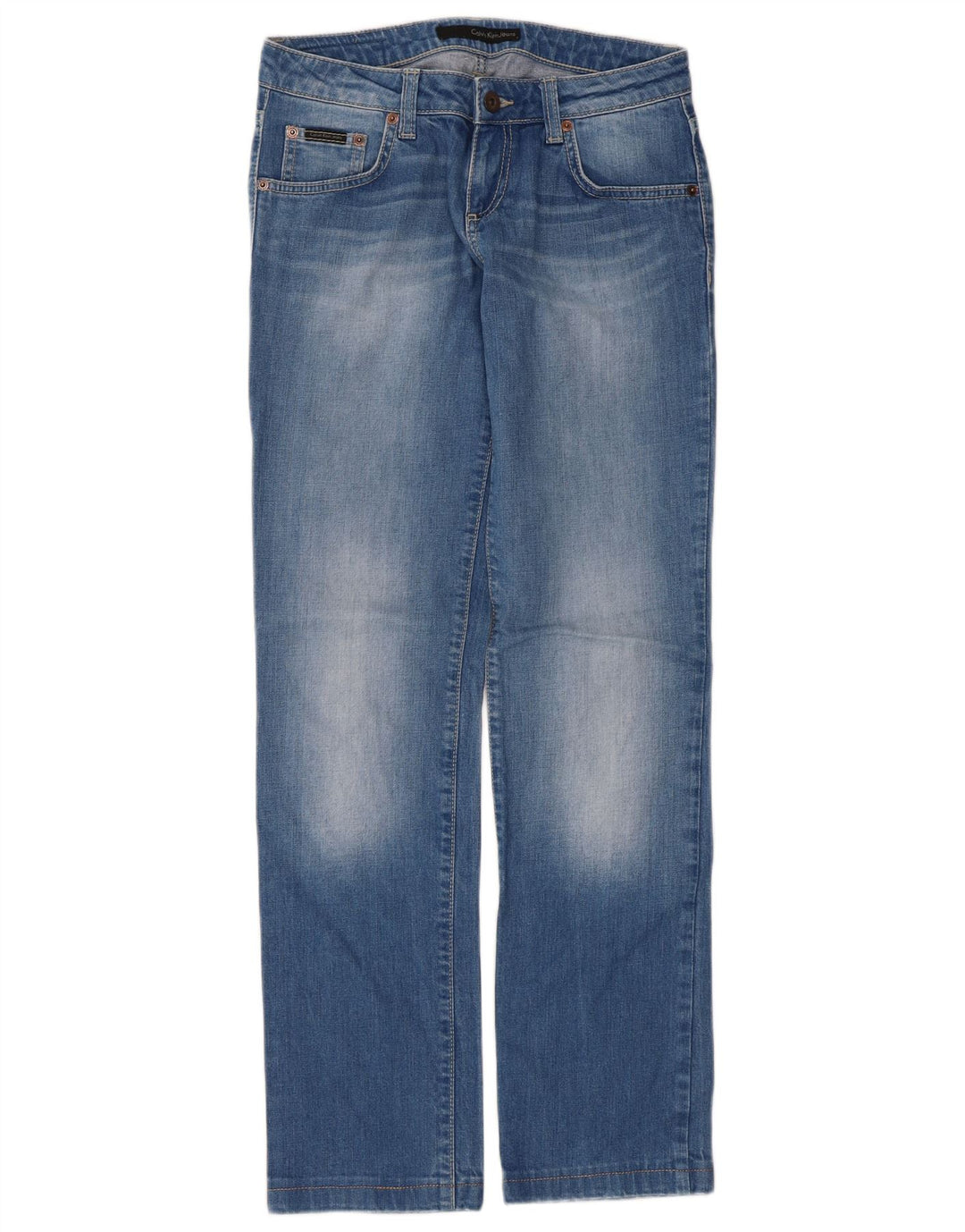 Calvin Klein Lige Jeans til kvinder W30 L30 Blå