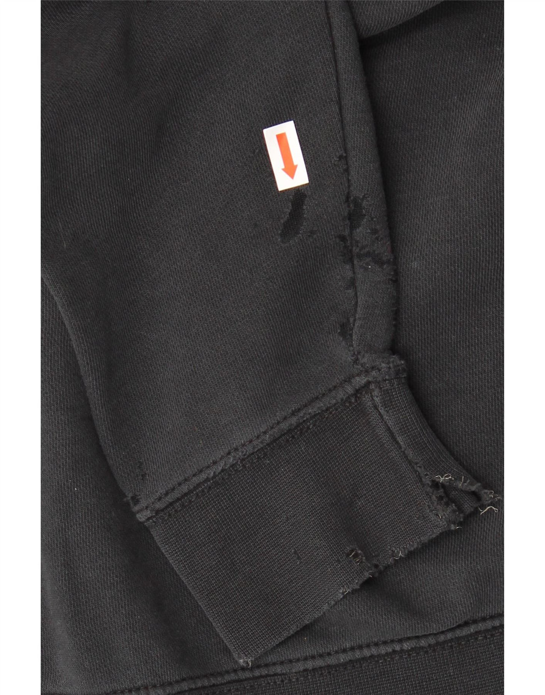 NIKE hættetrøje til kvinder UK 14 Medium Sort bomuld