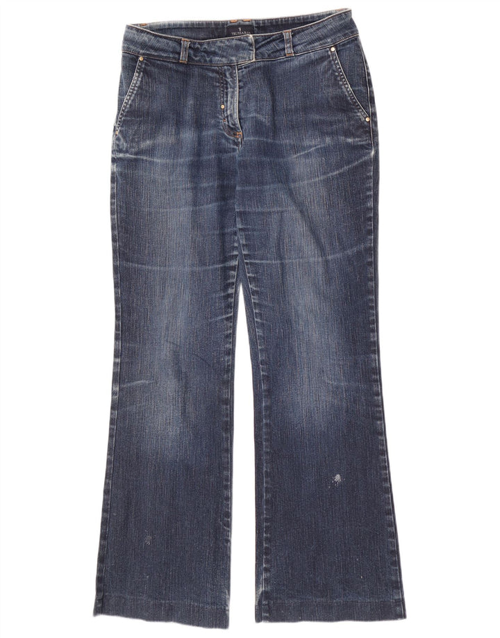 Trussardi Dame Bootcut Jeans W27 L30 Blå Bomuld