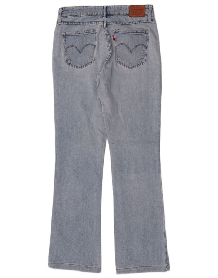 LEVI'S Dame 715 Bootcut Jeans W28 L30 Blå Bomuld