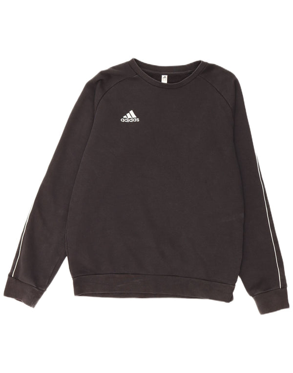 ADIDAS Sweatshirt til mænd Medium Sort bomuld