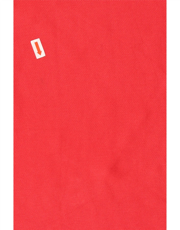 FILA Mens Polo Shirt IT 52 Large Red Cotton