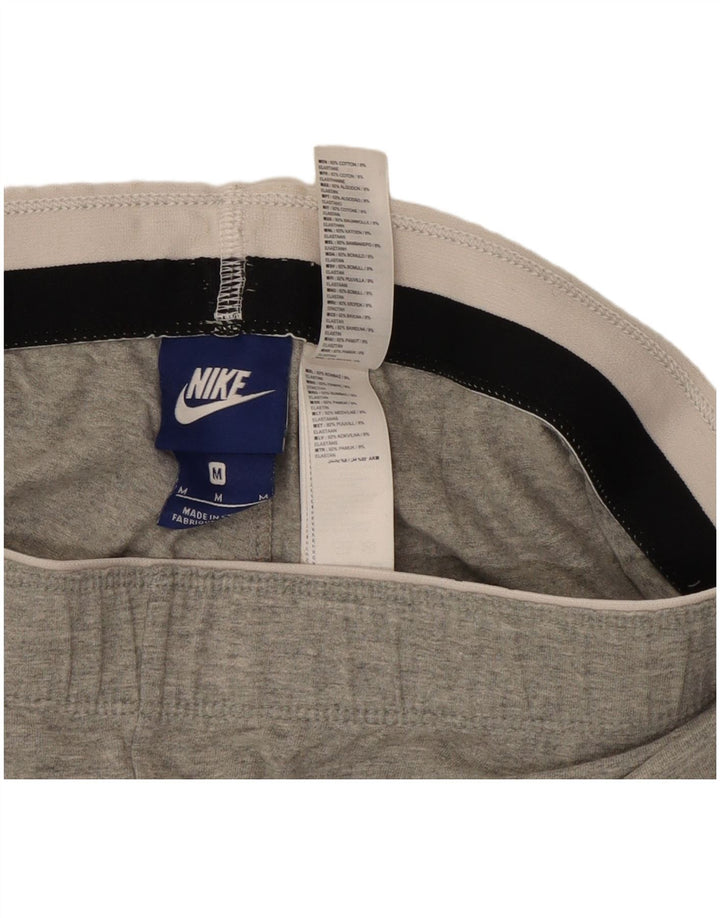 Nike Dame Grafiske Leggings UK 12 Medium Grey Bomuld