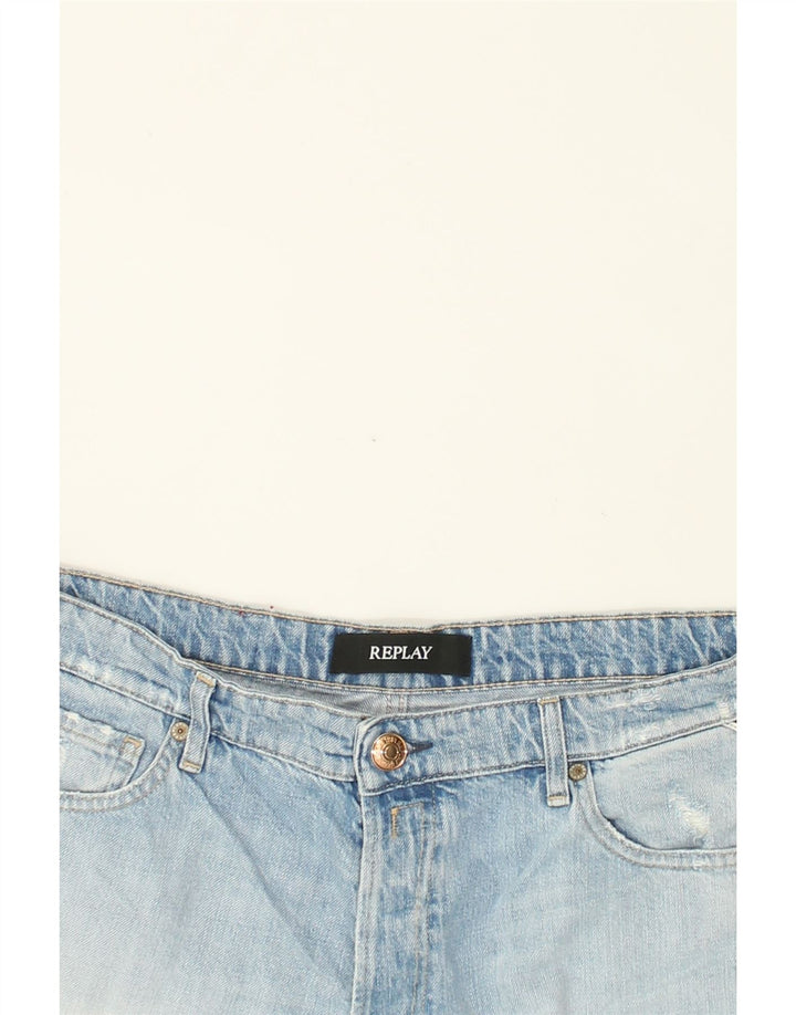 REPLAY Womens Denim Shorts W30 Medium Blue Cotton | Vintage Replay | Thrift | Second-Hand Replay | Used Clothing | Messina Hembry 