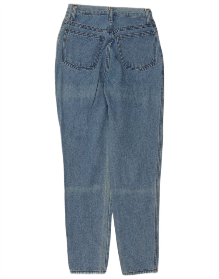 Vintage dame jeans med høj talje, W28 L30 blå bomuld