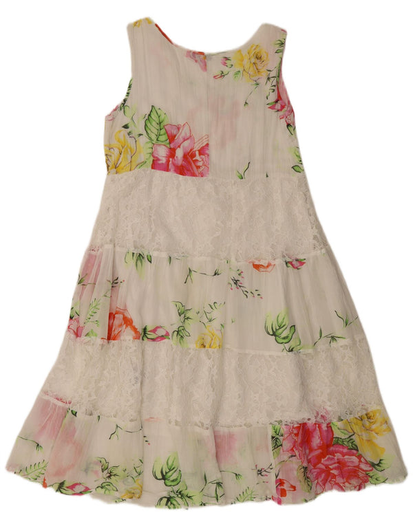 Positano af Jean Paul Damekjole UK 10 Small White Floral