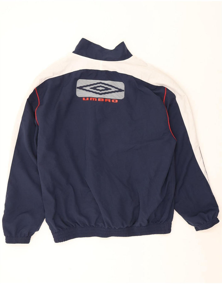 Umbro Herre grafisk træningsdragt Topjakke XL Marineblå Colourblock Polyester