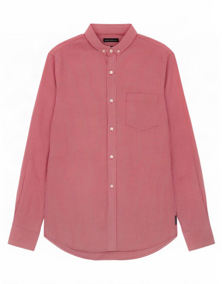 French Connection Herreskjorte Lille rød Gingham Bomuld