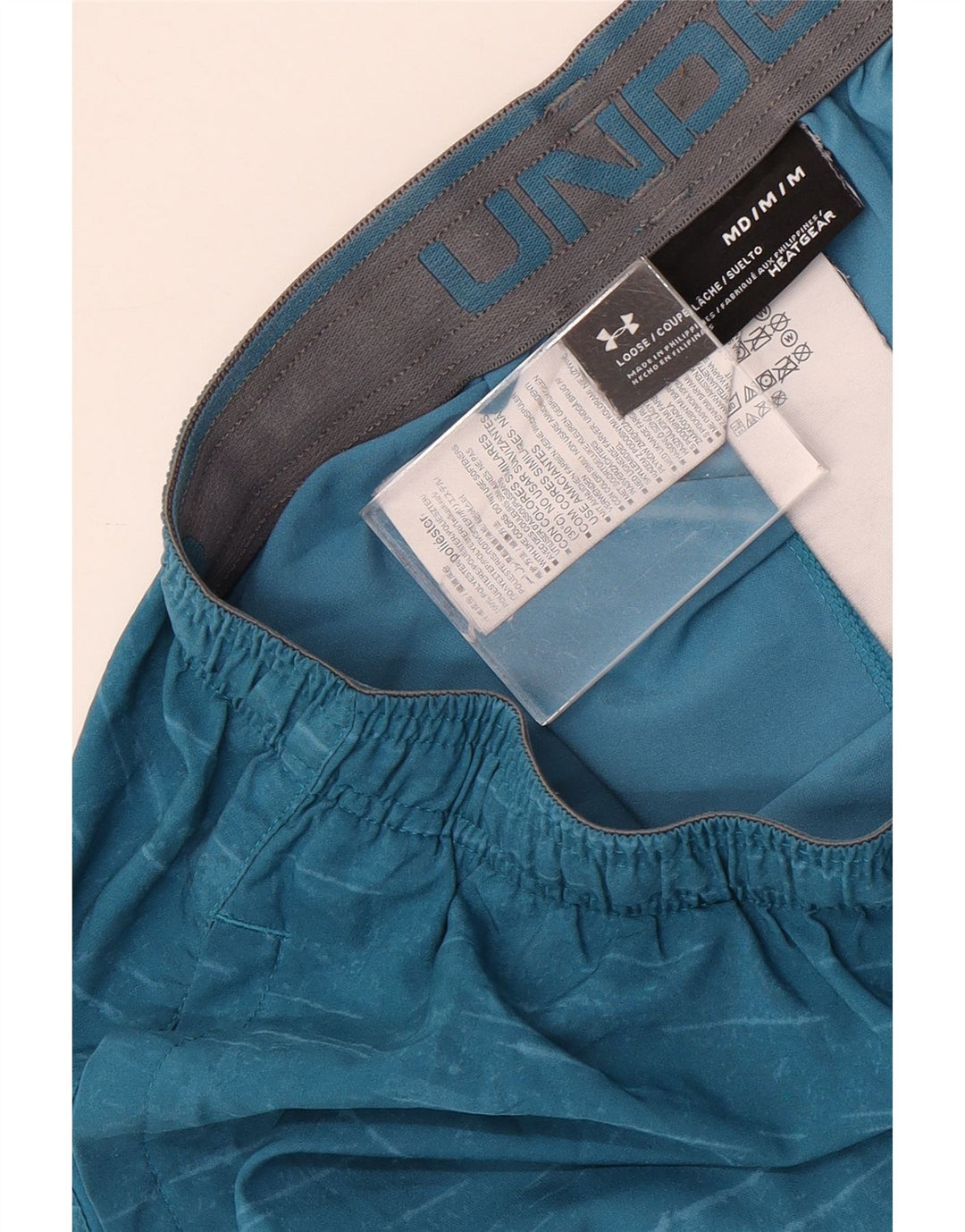 UNDER ARMOUR Herre Heat Gear Sportsshorts Medium Blue Flecked Polyester