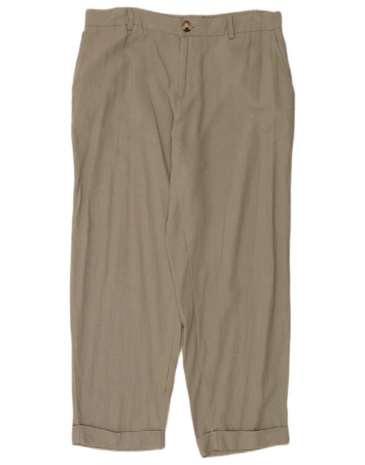 Zara Lige Chinobukser til kvinder EU 40 Medium W30 L27 Khaki