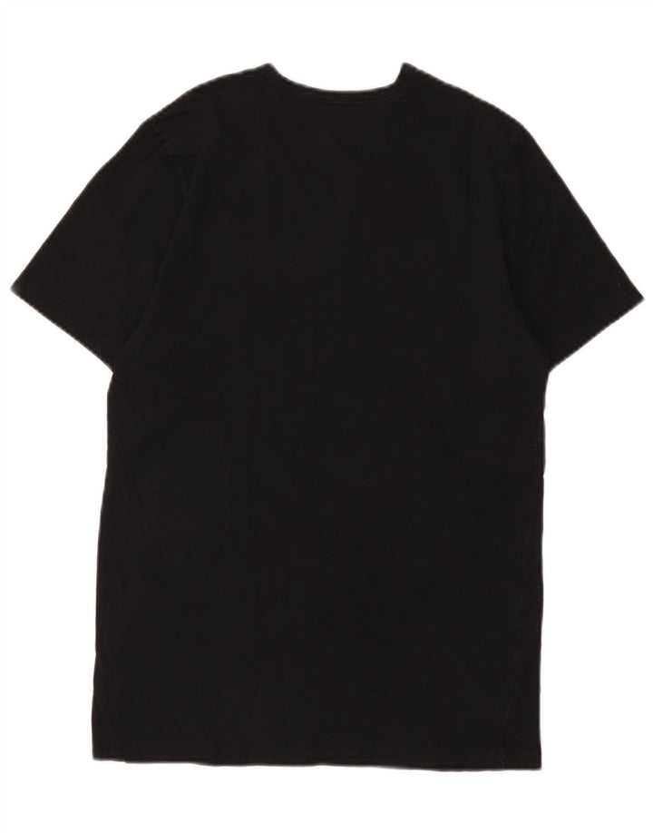 Hugo Boss Herre T-Shirt Top Lille Sort Bomuld