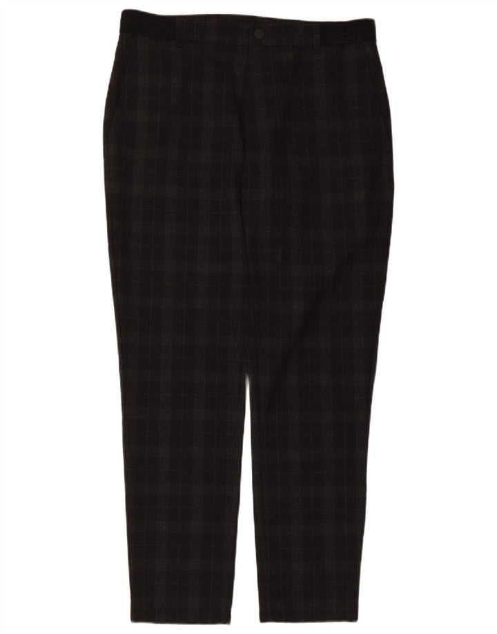 Zara Herre Tapered Chino Bukser Medium W31 L28 Sort Ternet