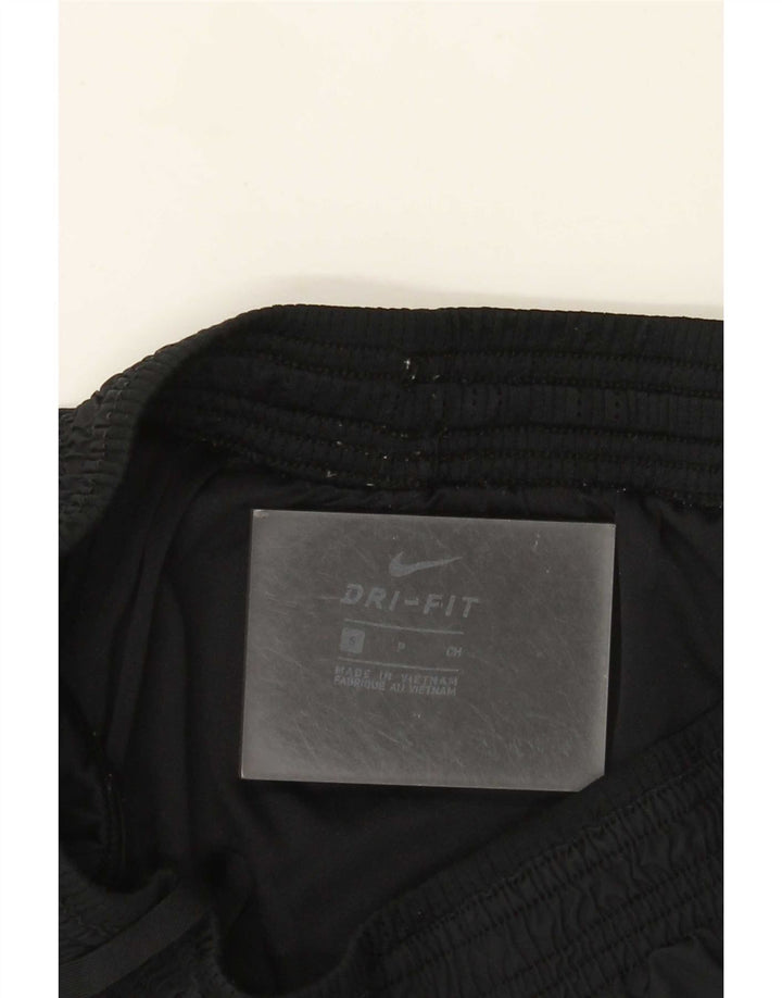 Nike Dame Dri Fit grafiske sportsshorts UK 8 Small Black