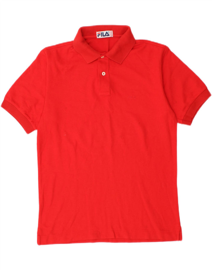 FILA Poloskjorte til mænd US 34 XS rød bomuld