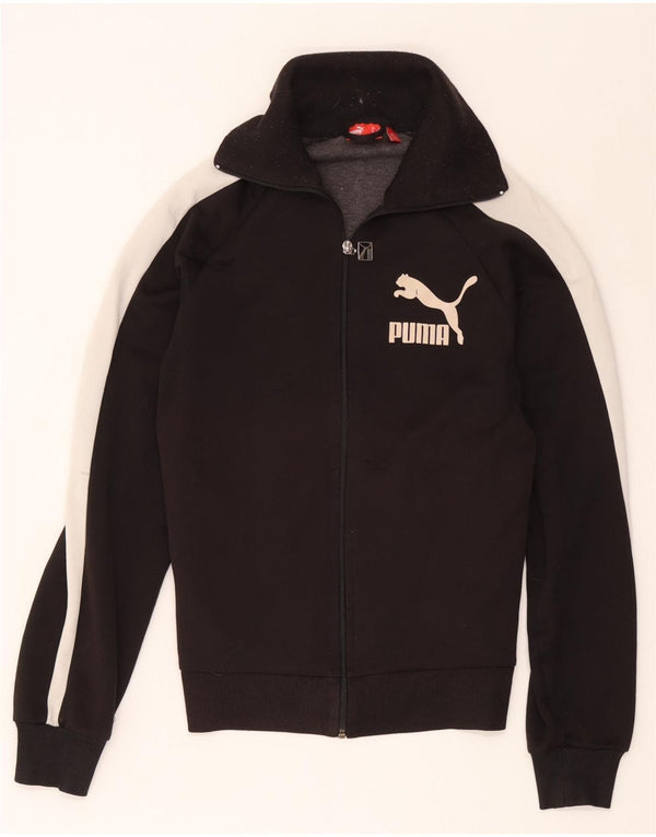 Puma Herre grafisk træningsdragt Topjakke Medium Sort Colourblock Polyester