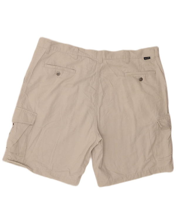 Dockers Herre Khakis Cargo Shorts W42 2XL Beige Bomuld