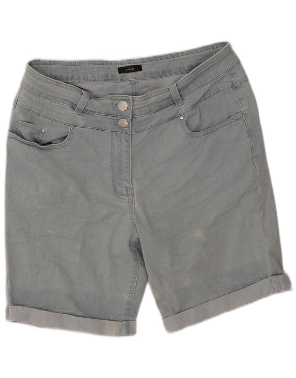 MAX & CO. Denimshorts til kvinder UK 14 Large W32 Blue Cotton