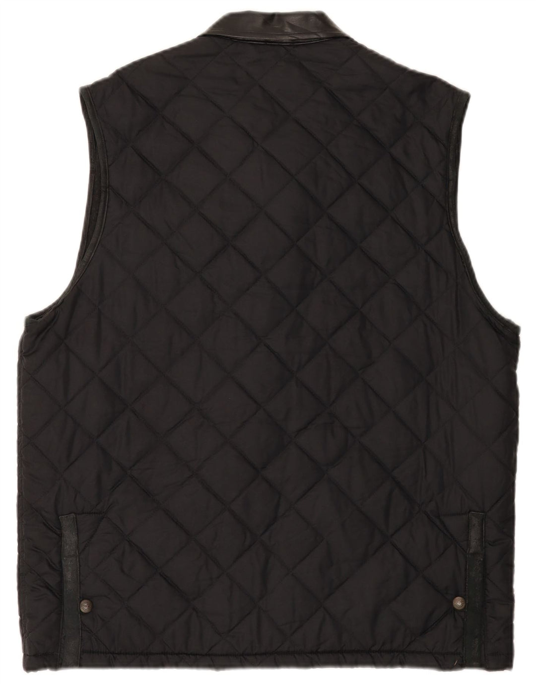 Cotton's Industries Herre Quiltet Gilet UK 38 Medium Black