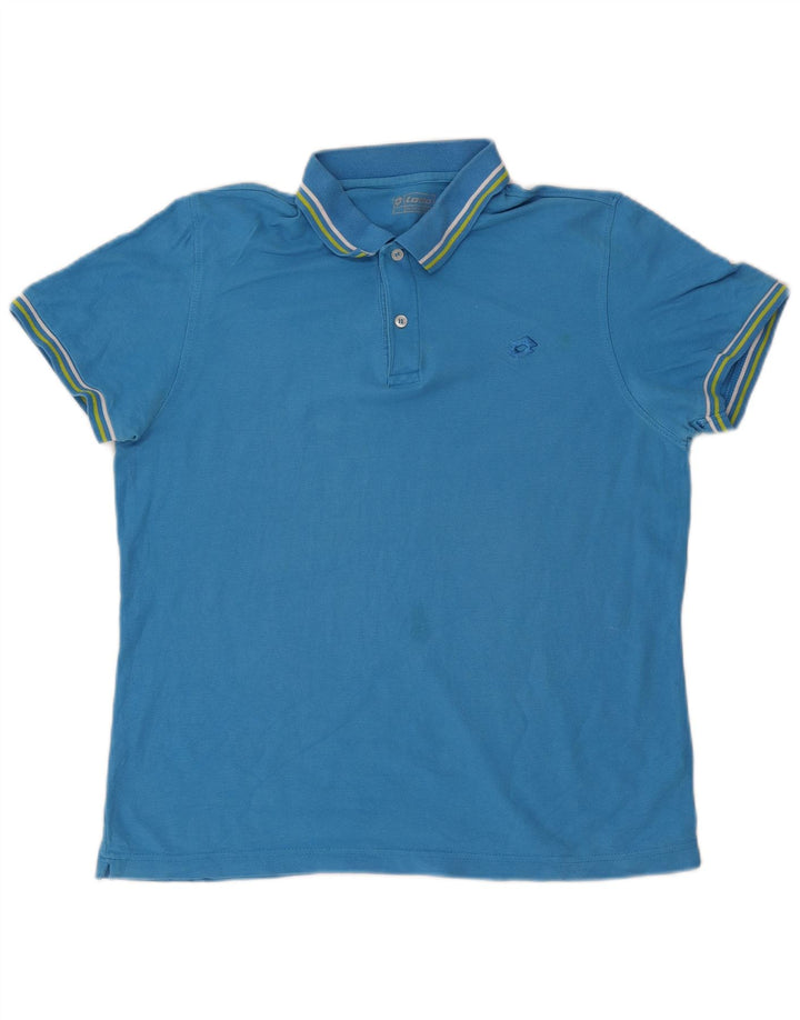 Lotto Herre Polo Shirt Large Blue