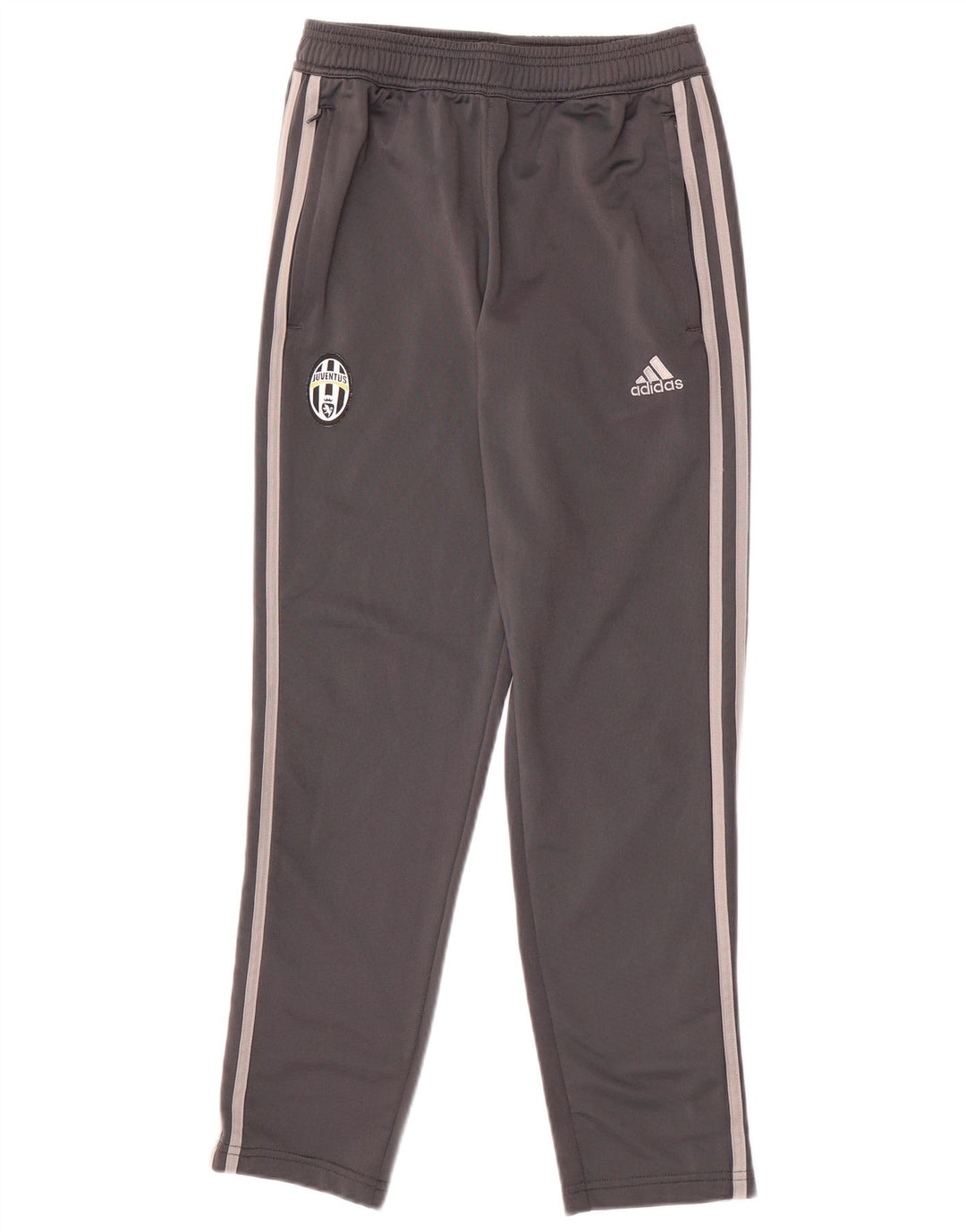 ADIDAS Boys Juventus træningsdragt bukser 11-12 år Grå polyester