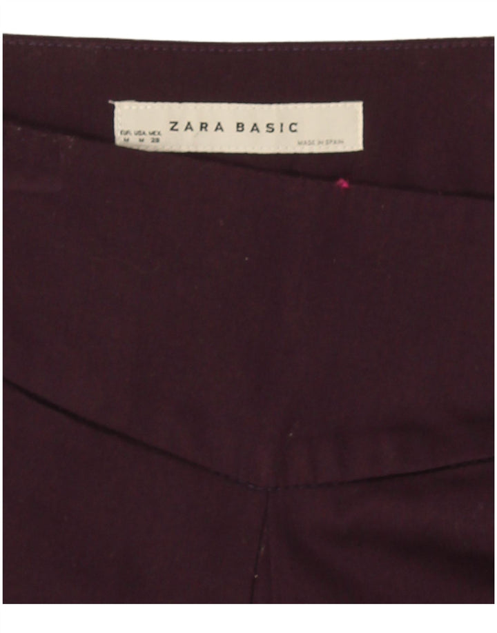 Zara Midi-nederdel Medium W32 Lilla til kvinder