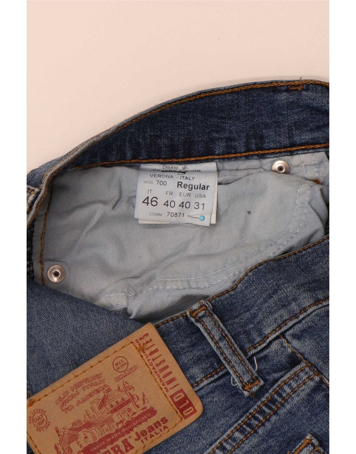 Carrera Mens 700 Regular Slim Jeans W31 L34 Blå Bomuld