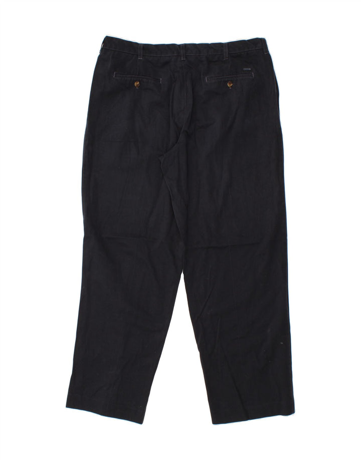 IZOD Mens Pegged Chino Trousers W38 L32 Navy Blue Vintage Izod and Second-Hand Izod from Messina Hembry 
