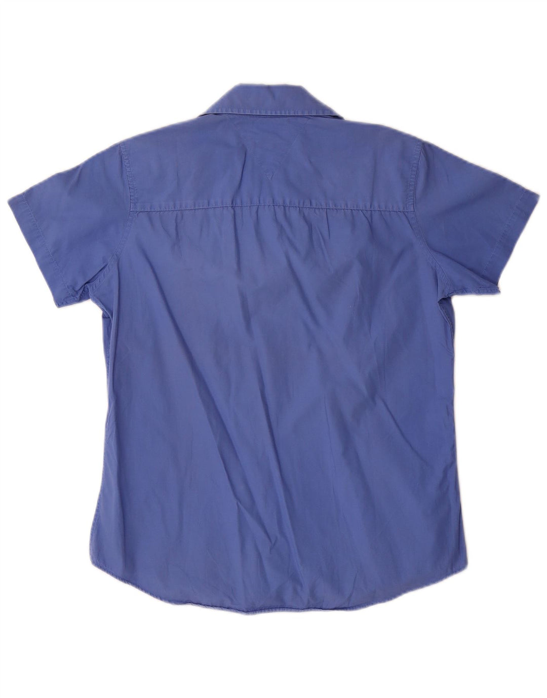 Tommy Hilfiger Kortærmet skjorte til kvinder US 8 Medium Blue Cotton
