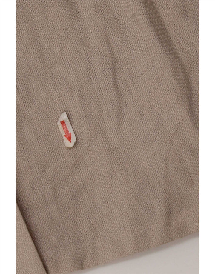 Vintage dameskjorte bluse IT 44 Mellemgrå hør