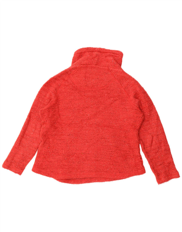 Weird Fish Dame Oversized Jumper Sweater UK 14 Large Red Flecked Acryl