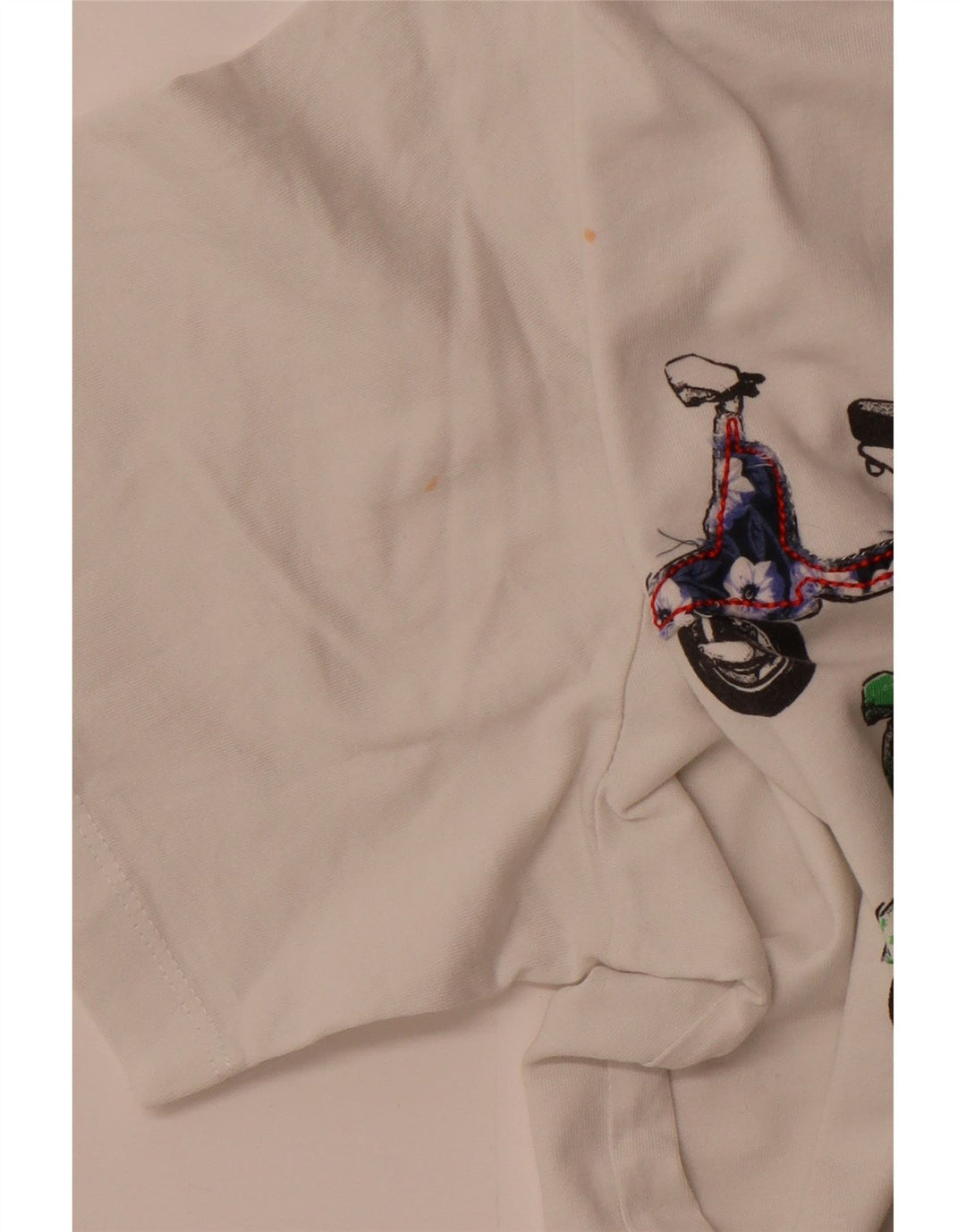 CARRERA Herre grafisk T-shirt Top XL Hvid Bomuld