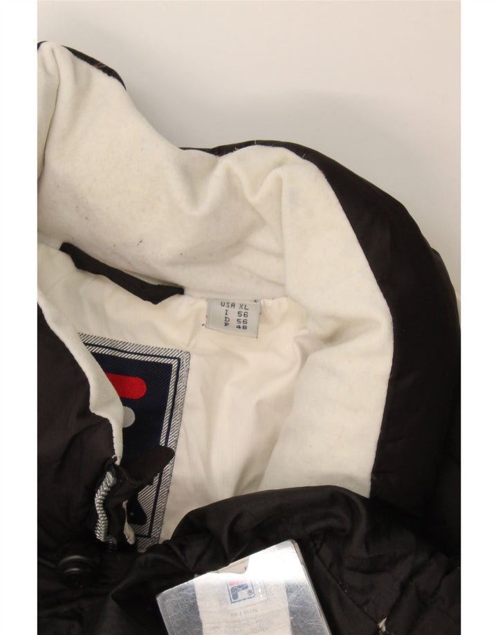 Fila Herre Polstret Gilet IT 56 XL Sort Colourblock Polyester